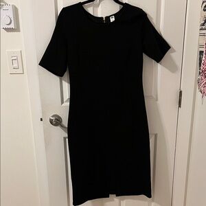 NWT modest w some stretch Old Navy Black Midi Sheath Dress